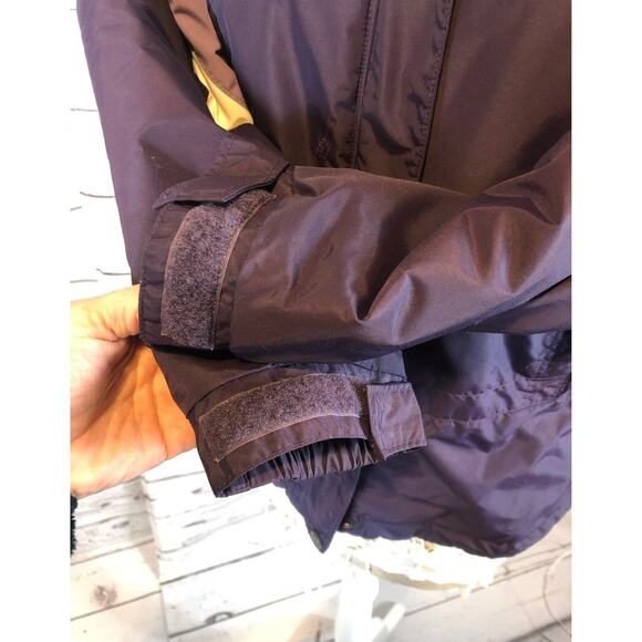 Columbia ladies hooded winter ski jacket purple & white size medium - Picture 15 of 16